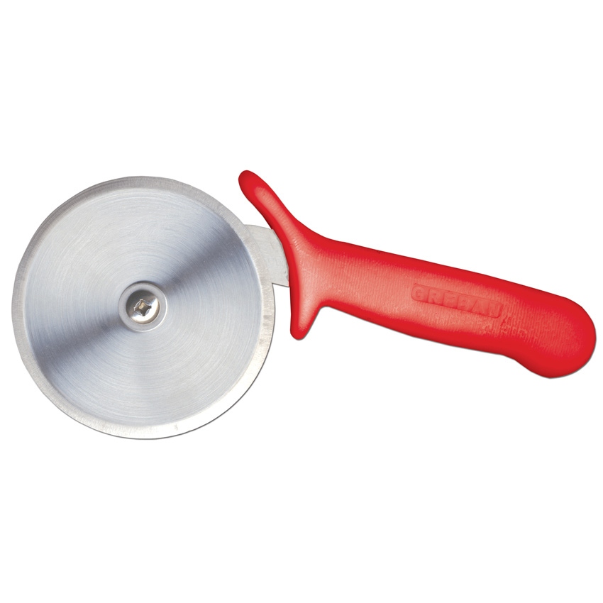 4-inch R-Style Pizza Cutter with Red Handle