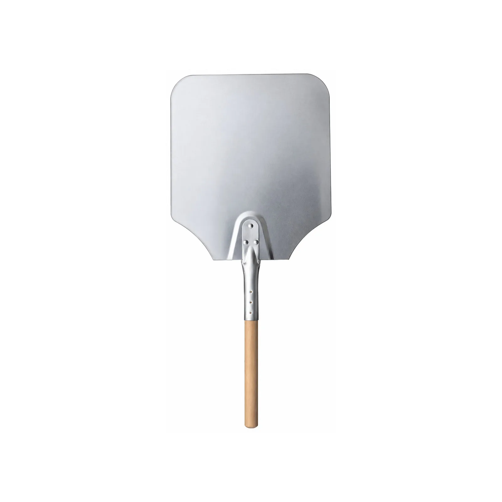 12″ x 14″ Aluminum Pizza Peel with 12″ Wood Handle