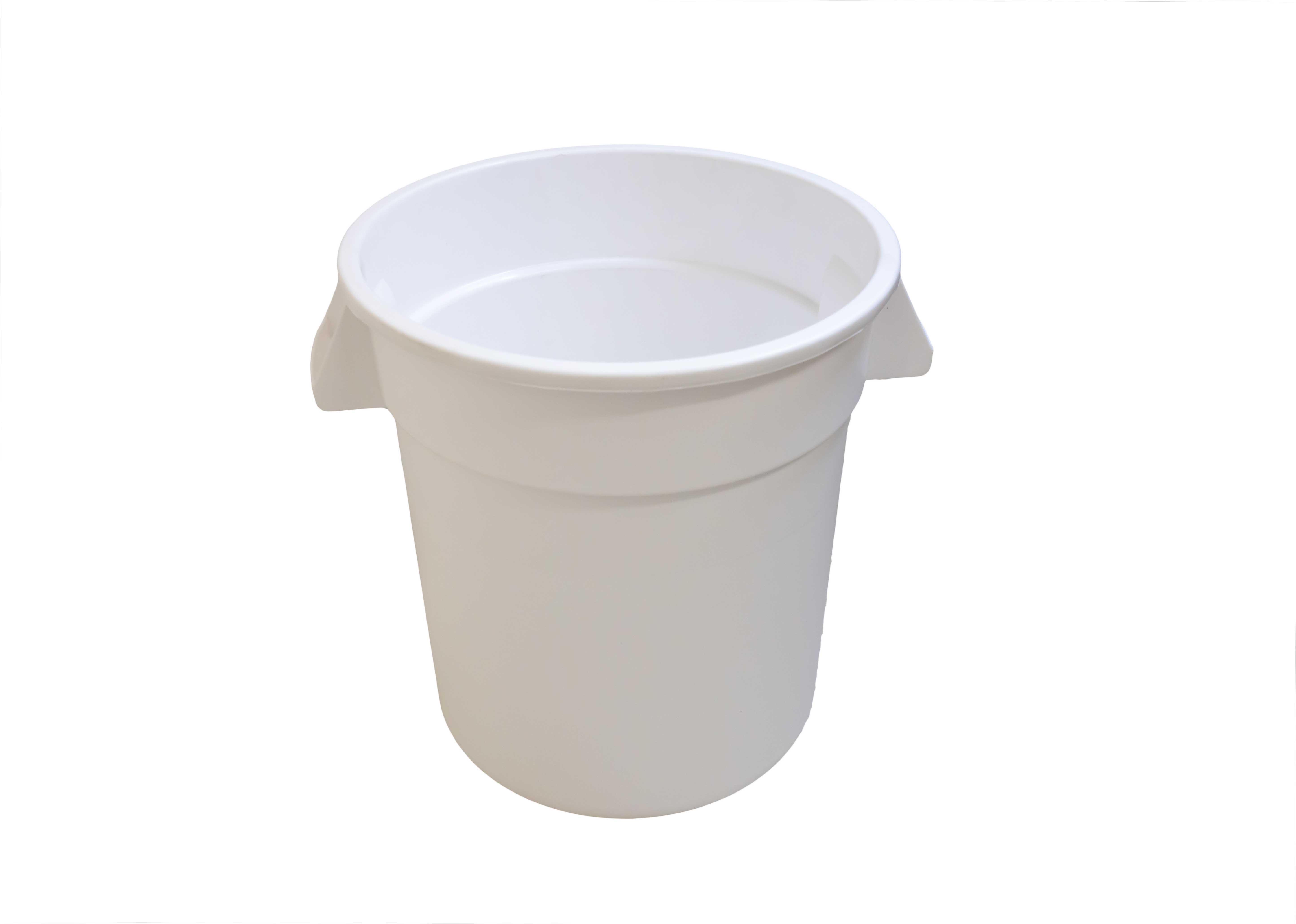 10-Gallon Polyethylene White Food Storage Container