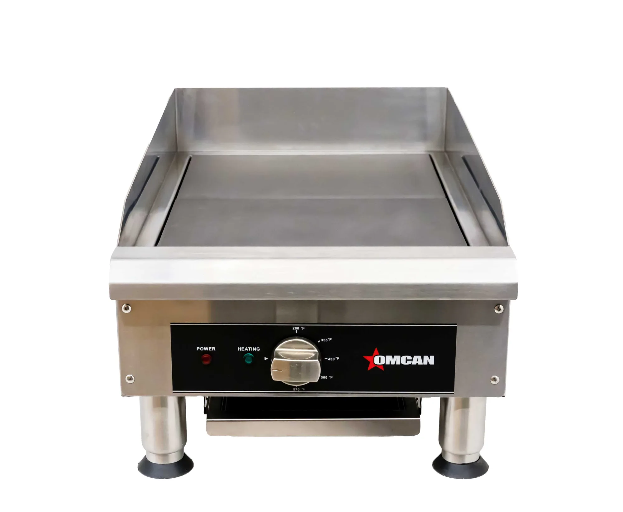 14″ Electric Charbroiler with Grill and Griddle Plate Attachments – 3.6 kW, 240 V