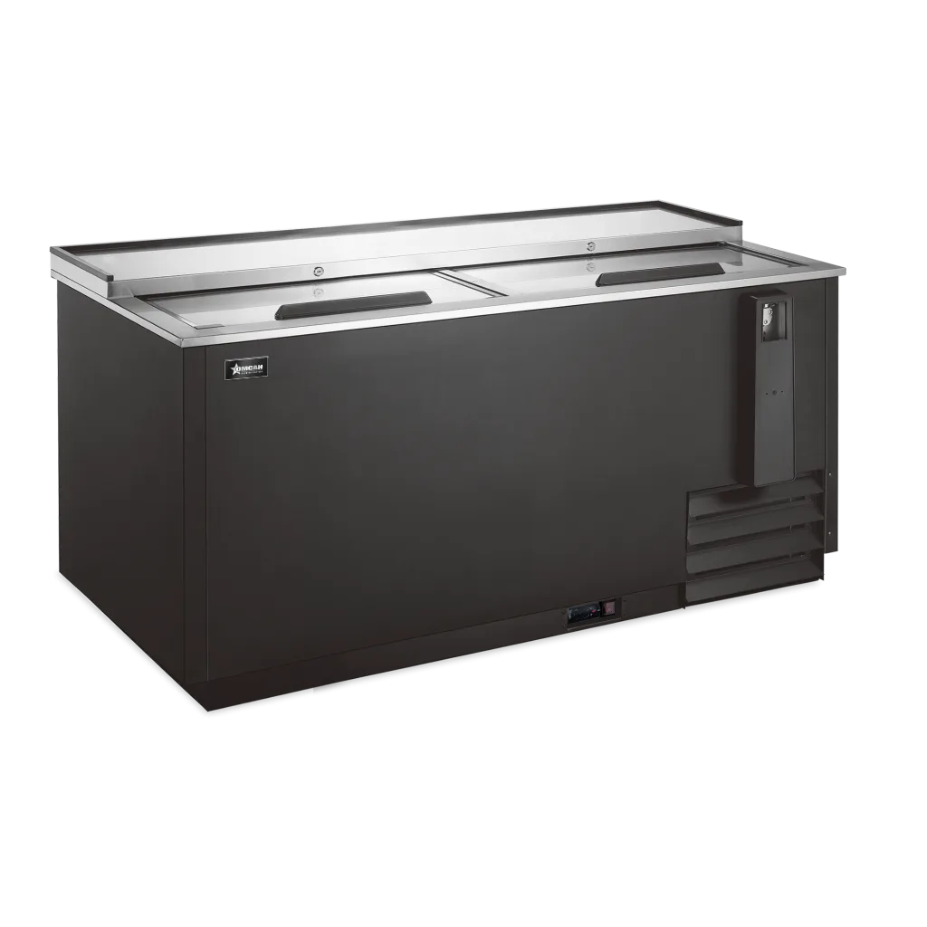 50″ Commercial Horizontal Bottle Cooler, 13.5 cu. ft. (382 L) – Black