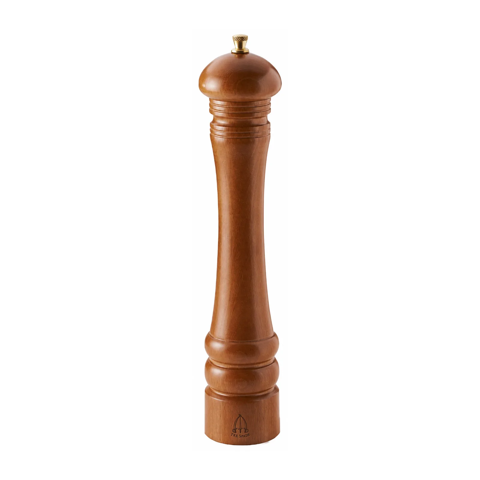 Classic Collection – 12″ Pepper Mill Traditional Dark Italian Beech Wood
