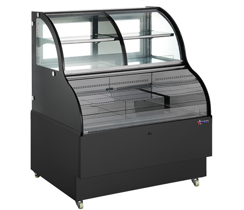 48-inch Dual Service Open Refrigerated Floor Display Case