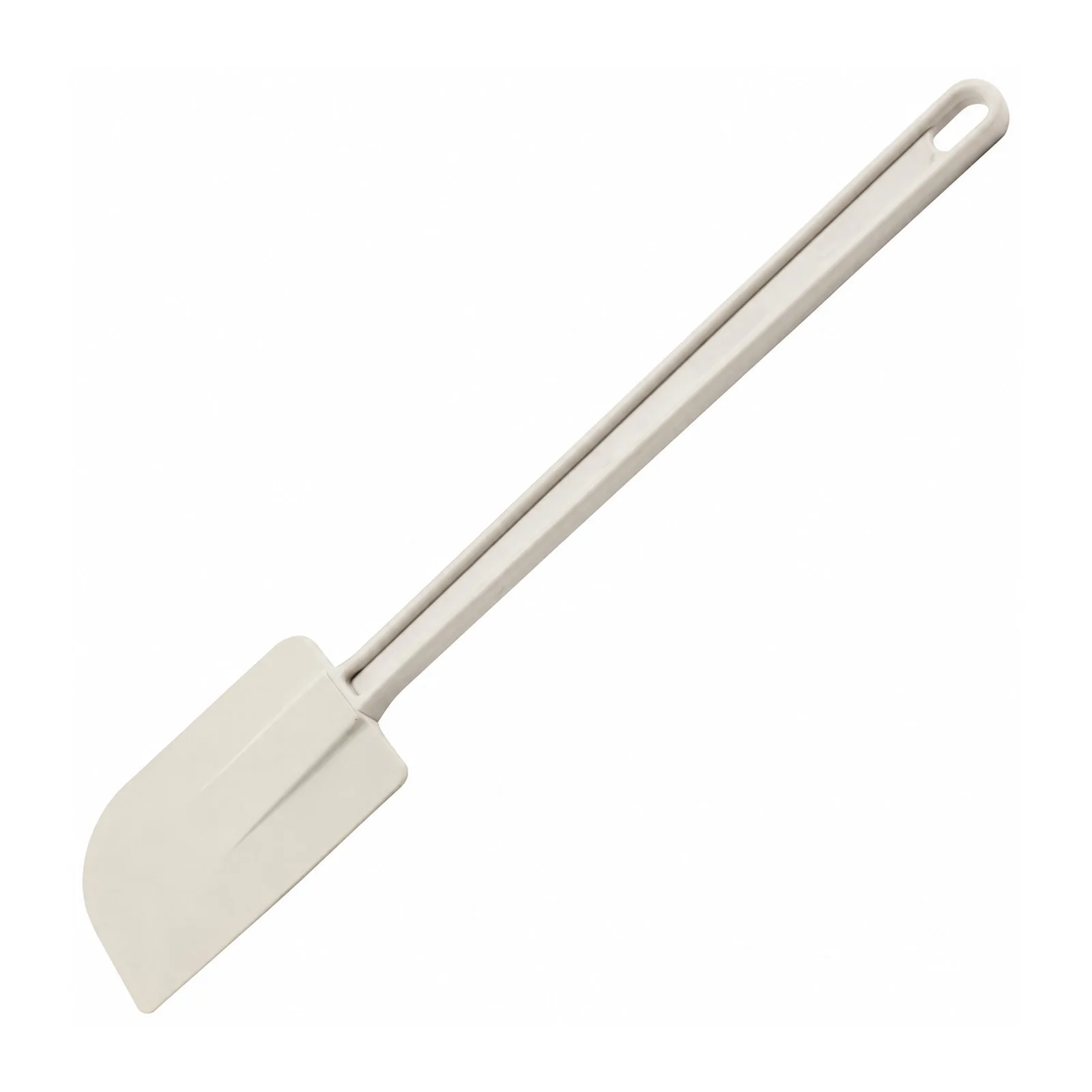 16″ White Rubber Scraper with Plastic Handle