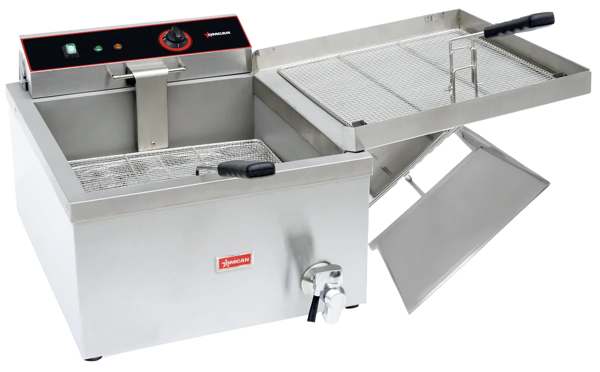 25 lb (3 Gal) Oil Capacity Countertop Donut / Funnel Cake Electric Fryer – 208 – 240 V, 1 Ph, 3300 – 4400 W