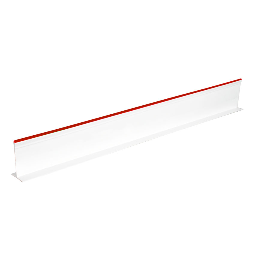 3″ x 30″ White Divider with Red Beading