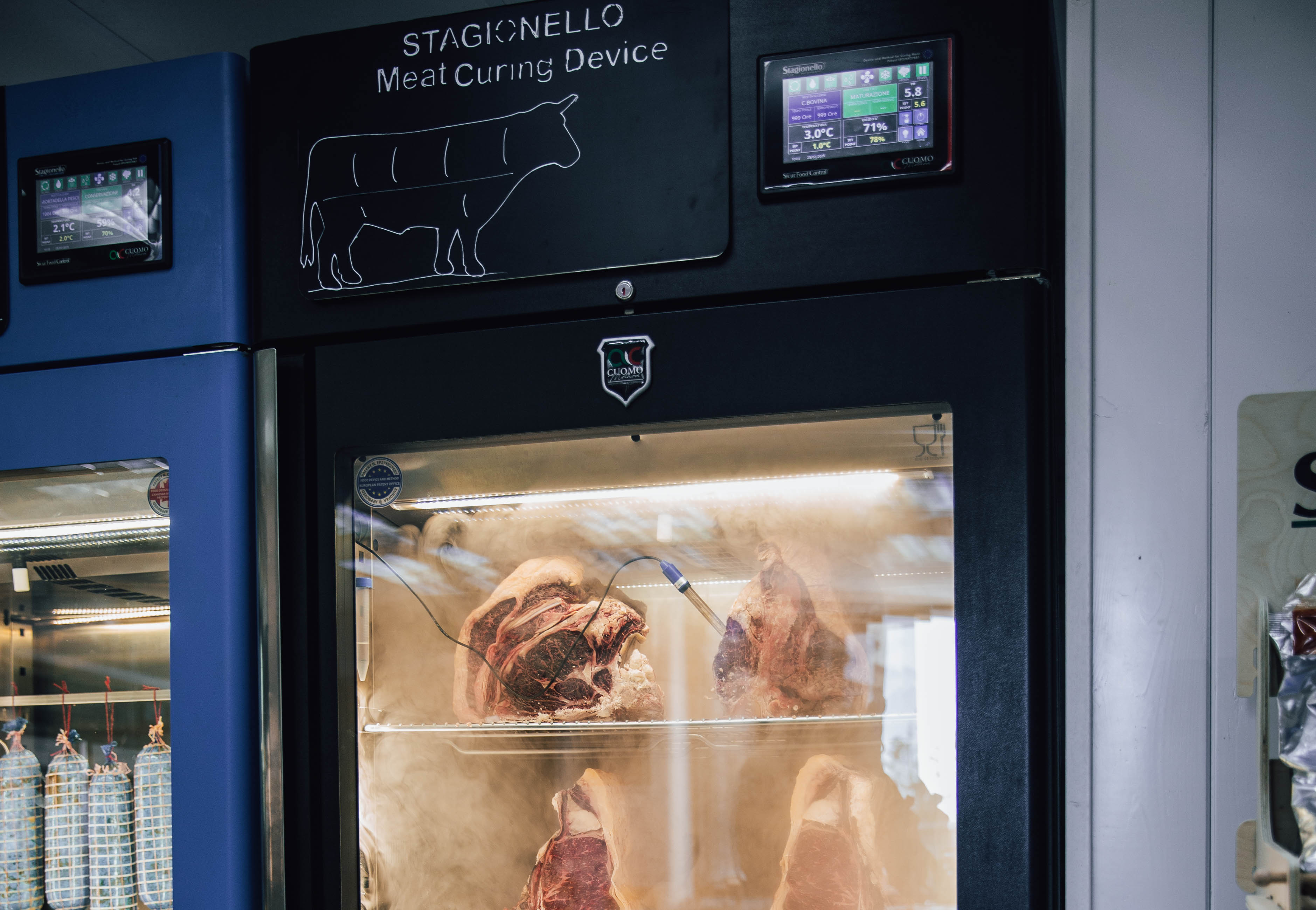 Stagionello® Maturmeat® 330 lb (150 kg) Meat Curing Cabinet 4.0 with ClimaTouch® and Fumotic®