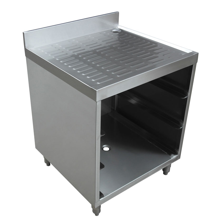 Stainless Steel Corrugated Top Glass Rack Storage Unit