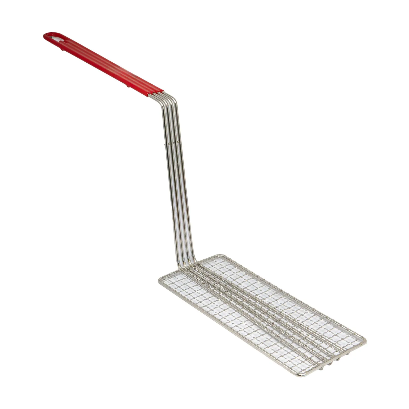 10 1/2″ x 4 3/4″ Fryer Basket Press with Plastic Handle