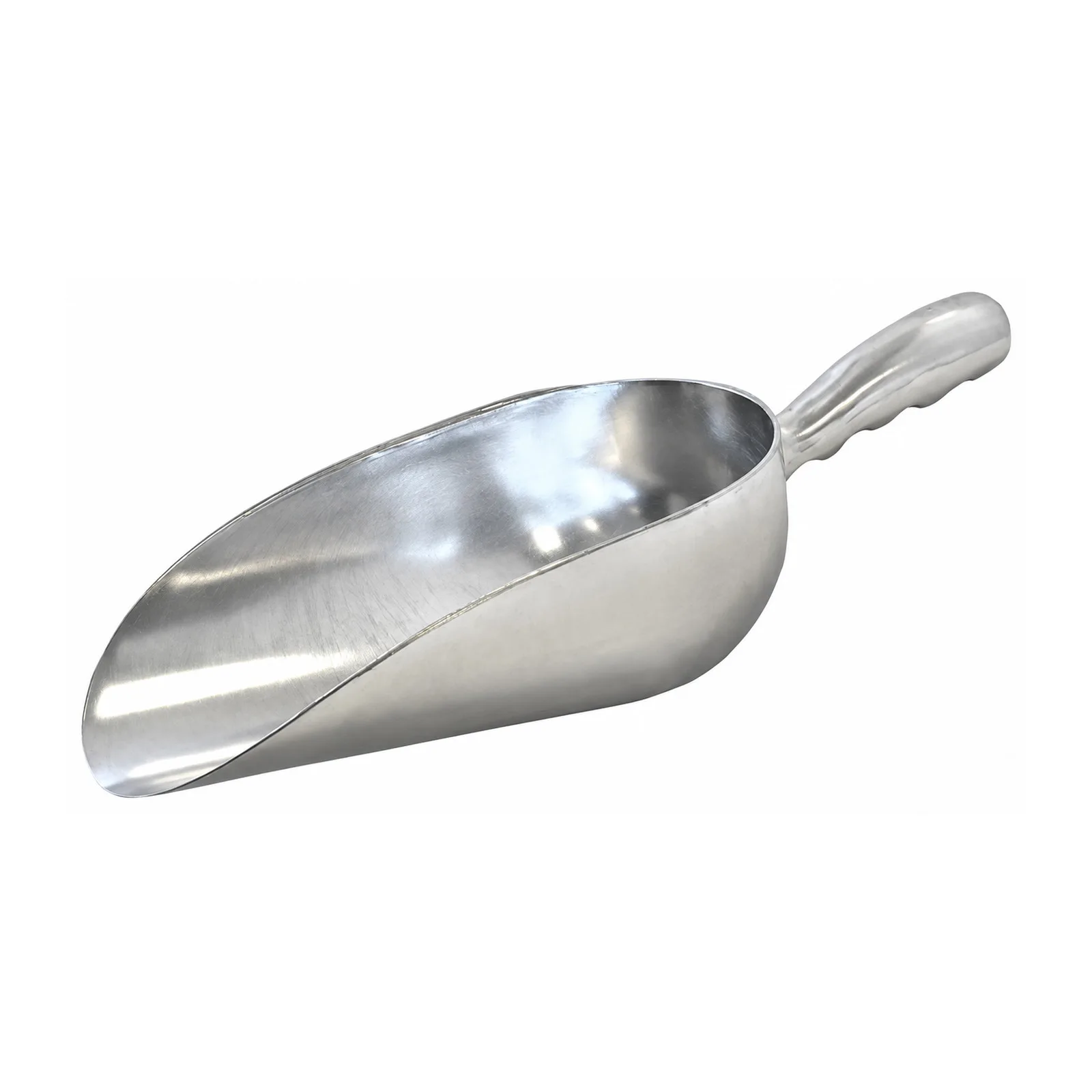 58 oz One-Piece Aluminum Scoop with Round Bottom