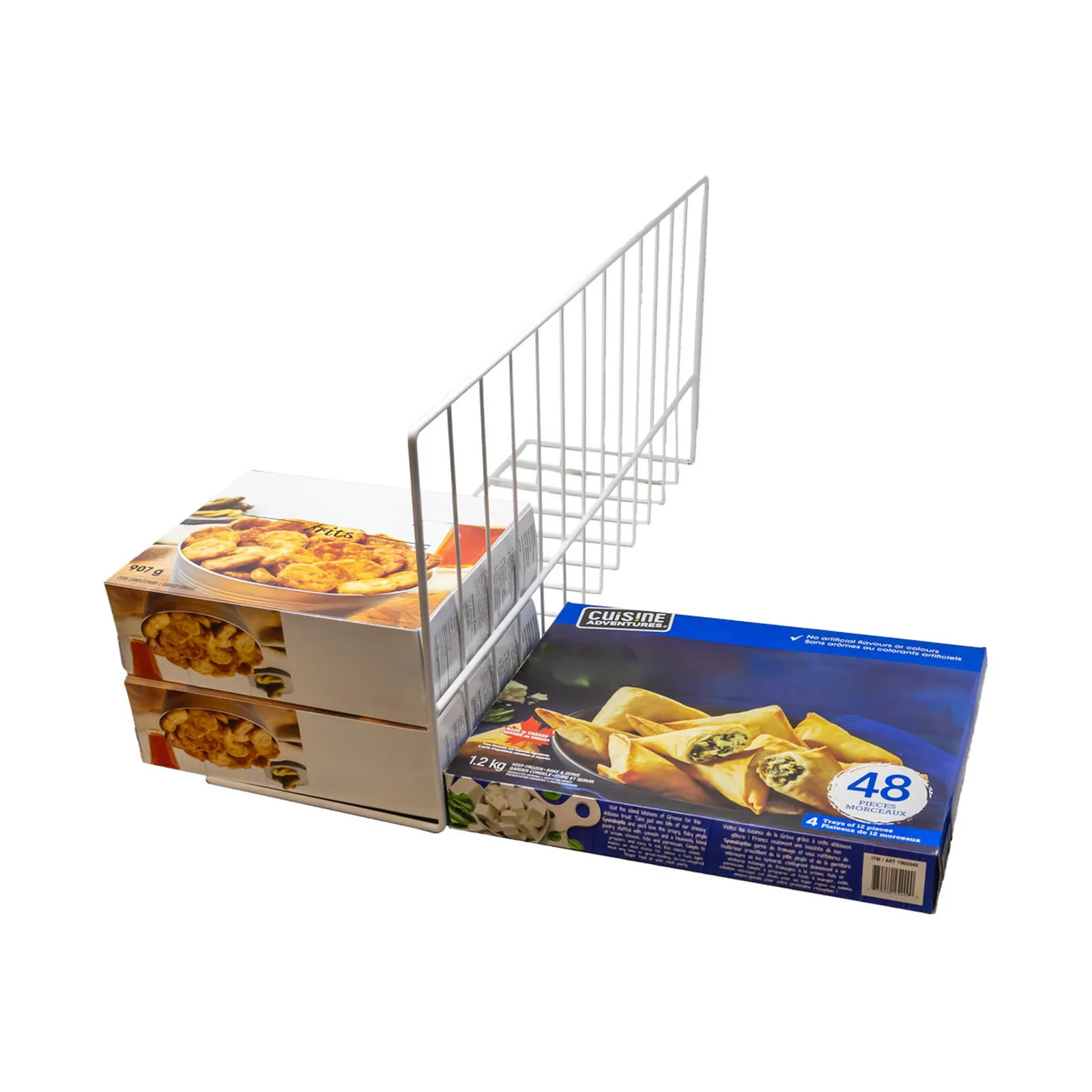 24″ x 12″ x 8″ White Wire Freezer Divider