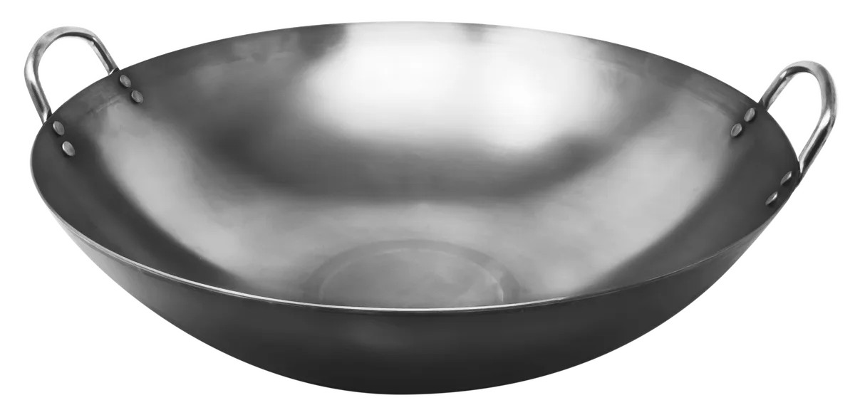 12″ Iron Double Ear Cantonese Wok