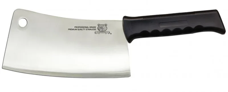 10″ Stainless Steel Cleaver with Polypropylene Handle