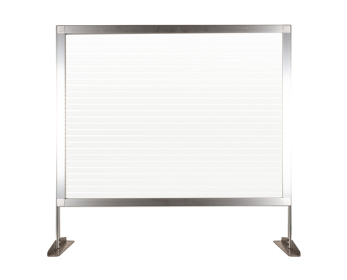 Countertop Panel W 46″ X H 32.5″ Clear-Fluted Polycarbonate