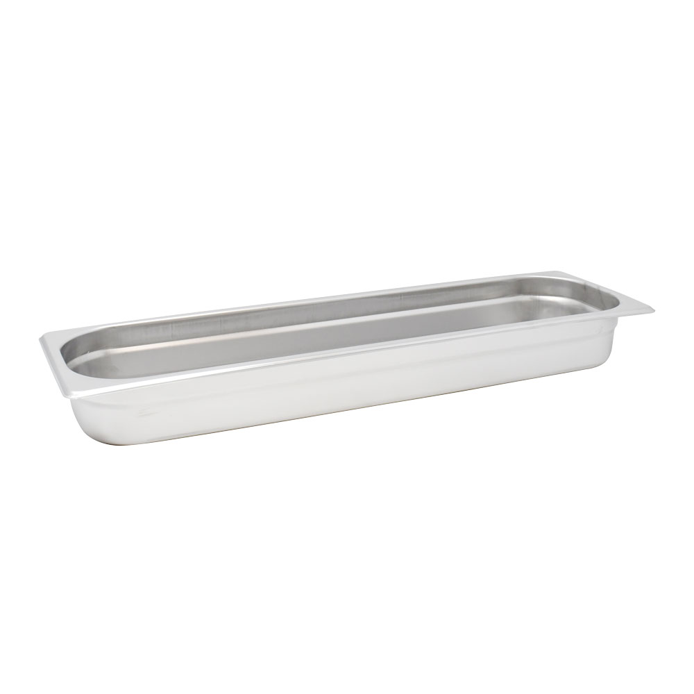 Half-size Long Anti-Jam Stainless Steel Steam Table Pan – 2.5″ Deep