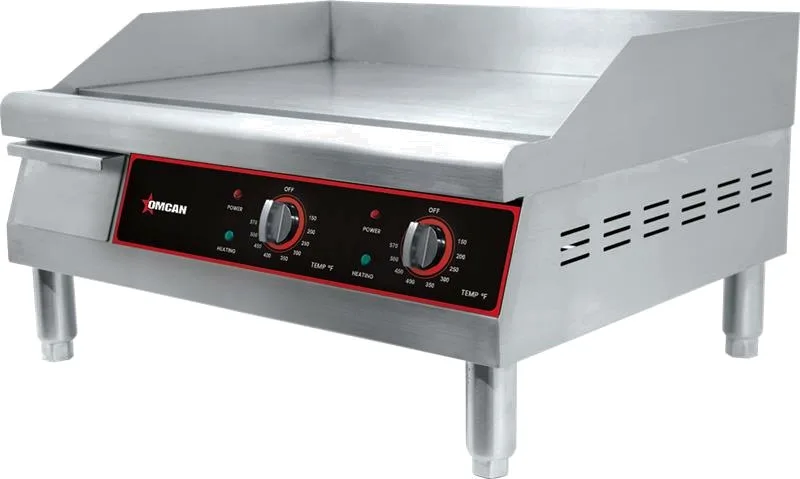 24″ Countertop Stainless Steel Electric Griddle