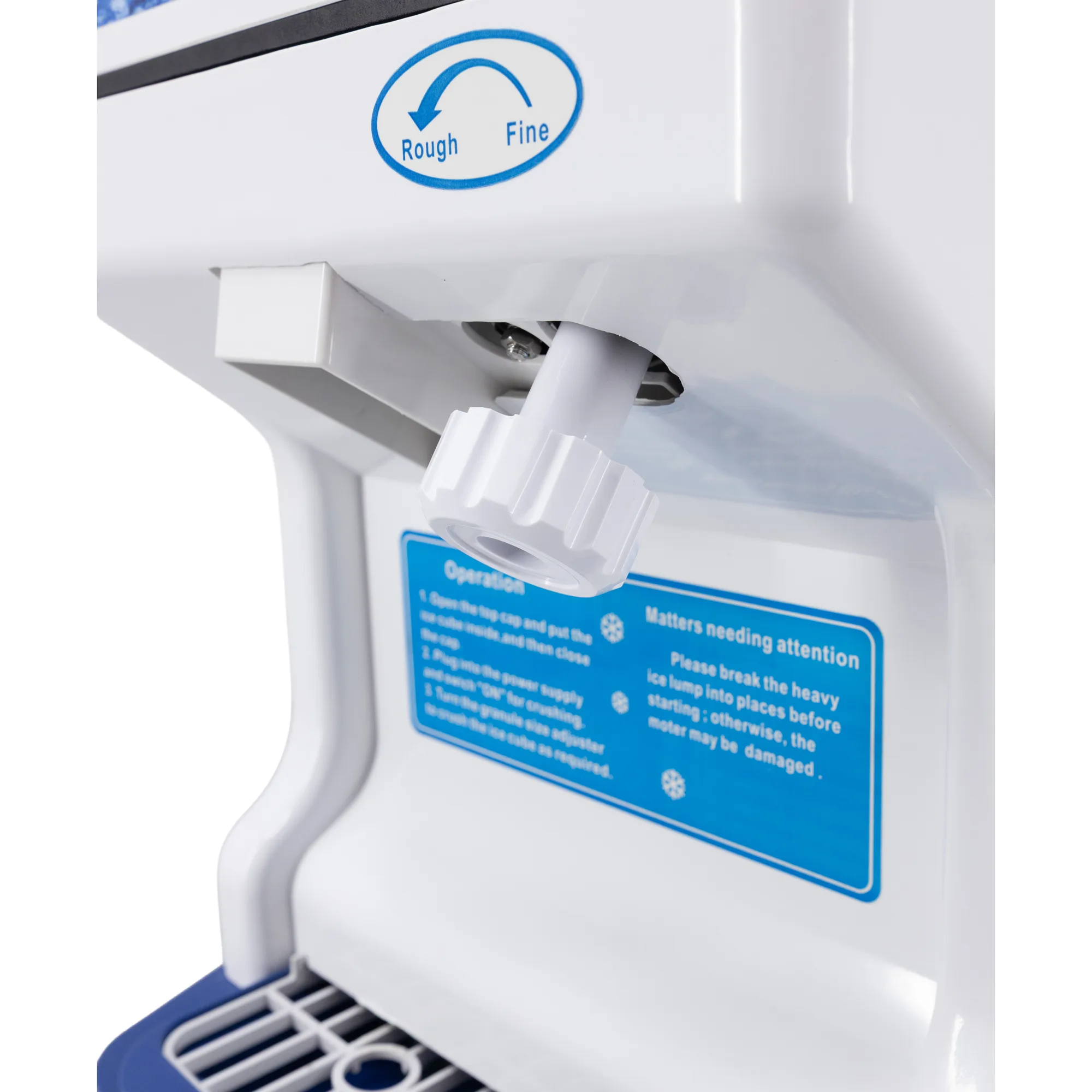 4 lb (1.5 kg) Commercial Electric Countertop Ice Shaver – 120 V, 1/3 HP (250 W)