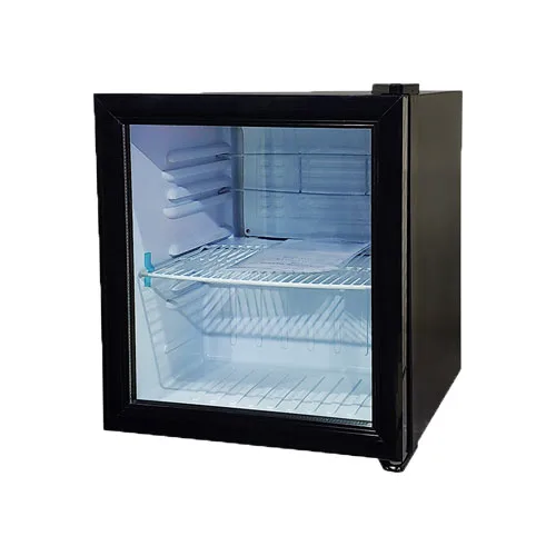 13″ One (1) Glass Door Countertop Display Refrigerator, 0.74 cu. ft. (21 L), Black