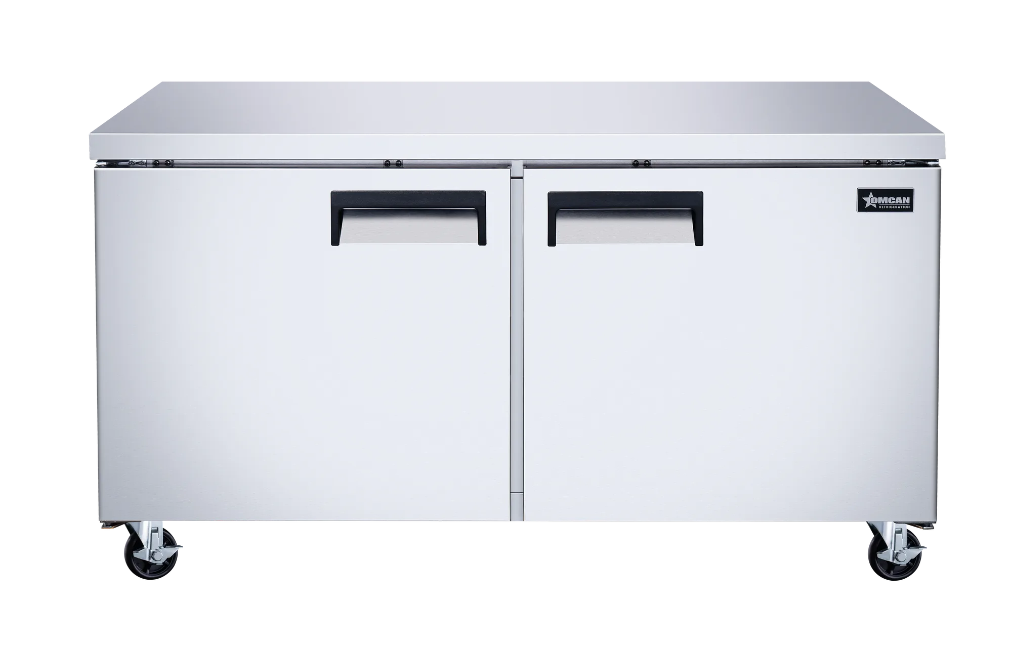 60″ Two (2) Door Undercounter Refrigerator, 15 cu. ft. (425 L), Stainless Steel