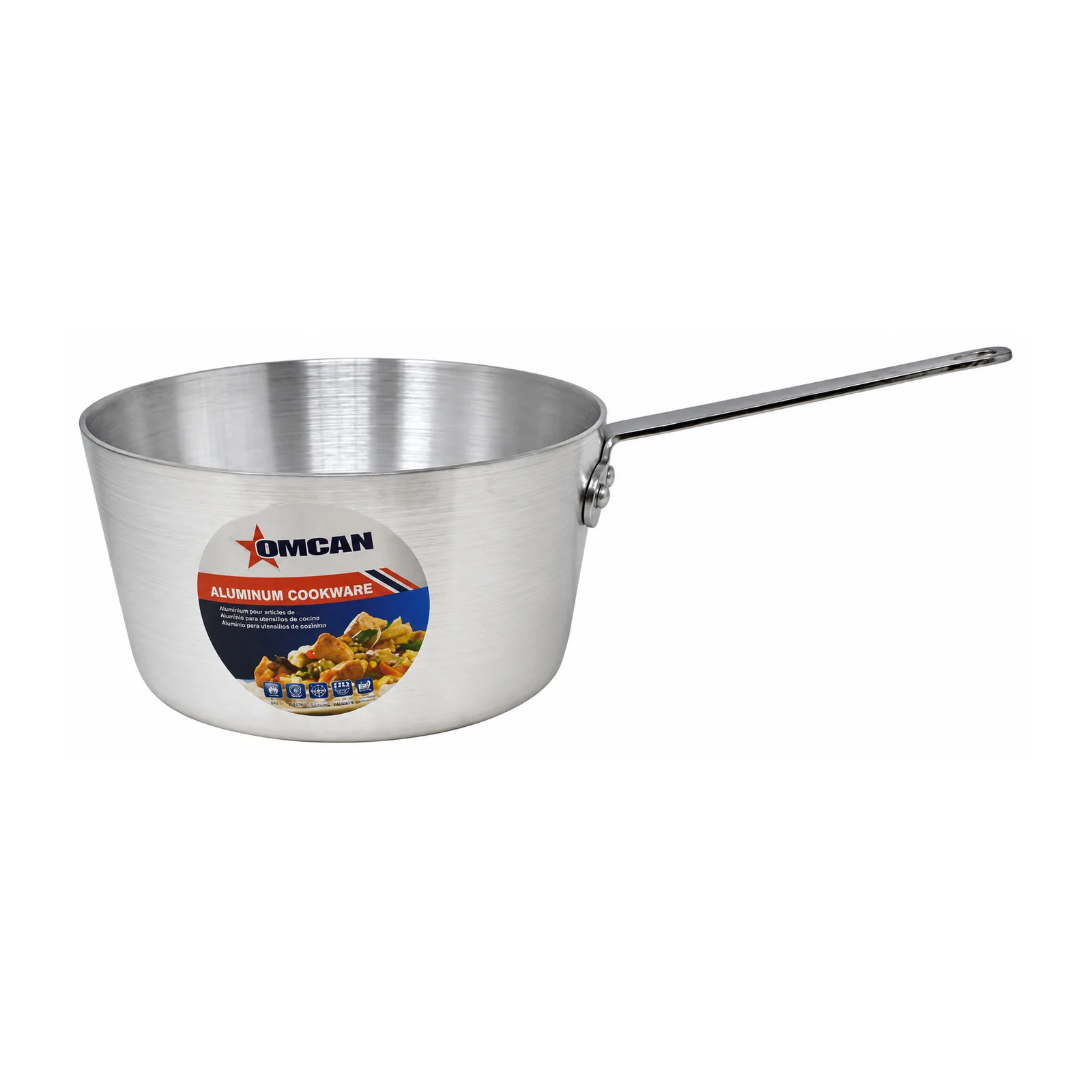 4.5 qt Aluminum Sauce Pan 3 mm Thick, NSF (with Complimentary Lid – Limited Time Offer)