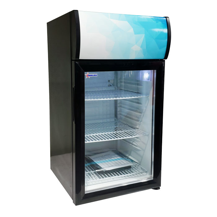 17″ Countertop Display Refrigerator with 52 Liter (1.84 cu.ft.) Capacity, Black