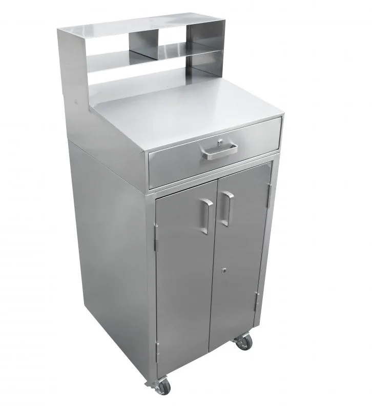 24″ Stainless Steel Mobile Receiving Desk