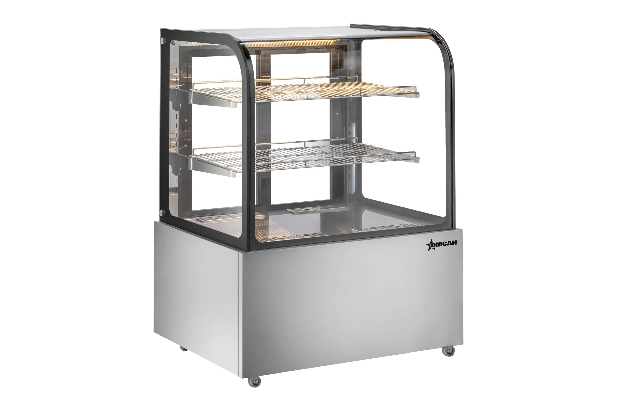 37″ Floor Model Display Warmer, 2 Shelves, Curved Glass, Full-Service, 12 cu. ft. (340 L) Capacity – 110 V, 800 W