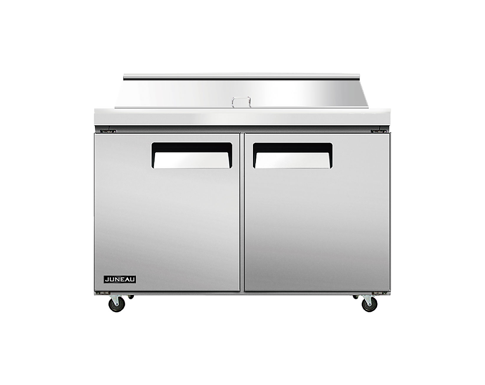 Juneau 48″ Refrigerated Prep Table, 2 Doors, 6.7 cu.ft. (187 Liter) Capacity – 115V, 510W