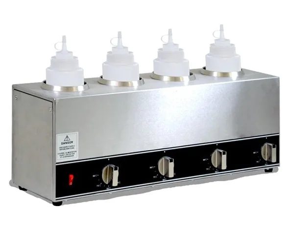 4 x 32 oz Quadruple Bottle Sauce Warmer