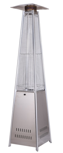 90″ Pyramid Style Freestanding Stainless Steel Patio Heater – 42,000 BTU