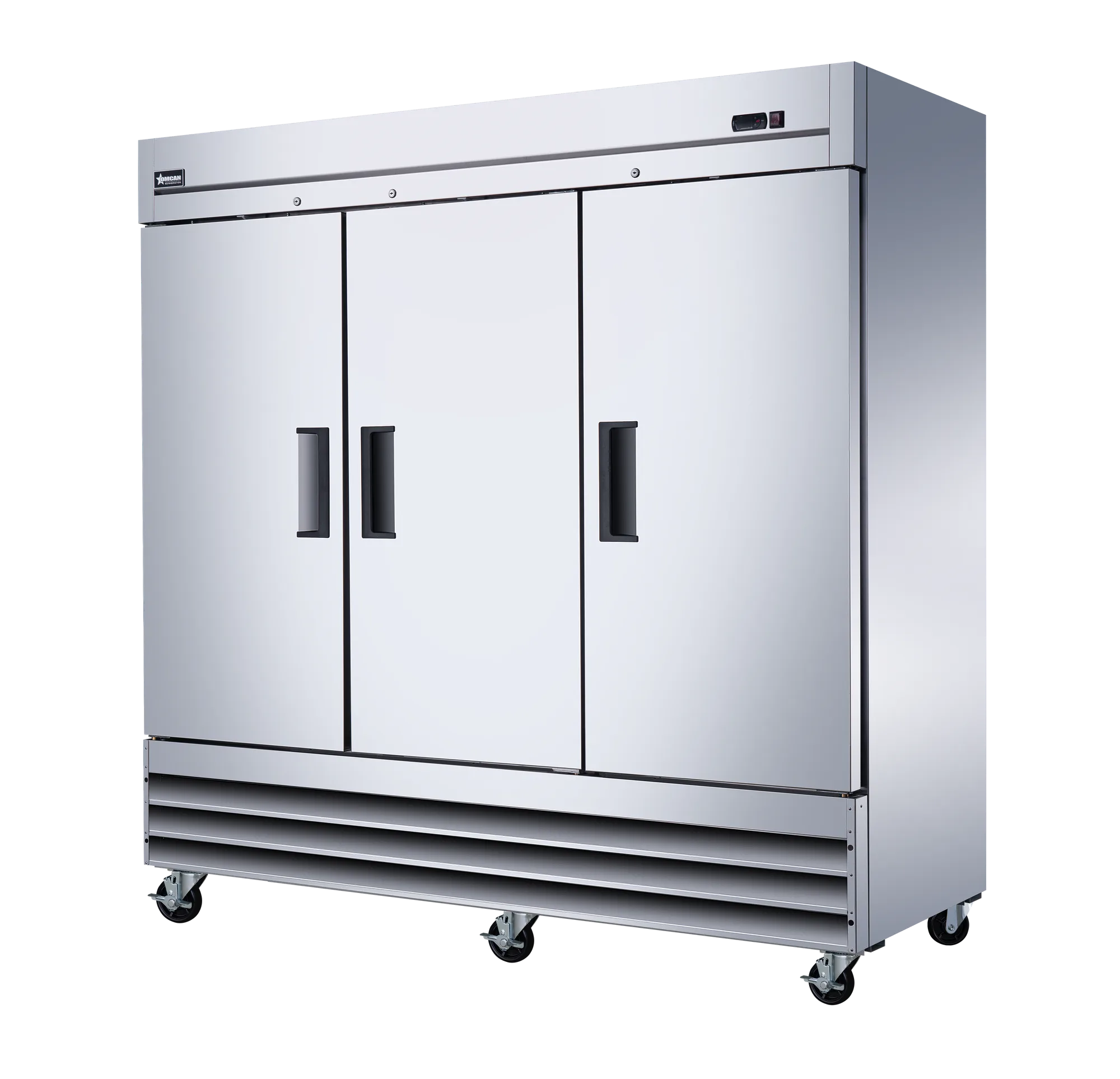 81″ Three (3) Door Reach-in Refrigerator, 72 cu. ft. (2040 L), Stainless Steel