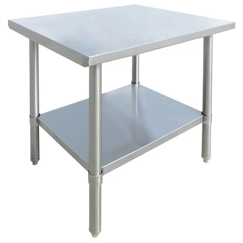 24″ x 30″ 20 Gauge 430 All Stainless Steel Worktable