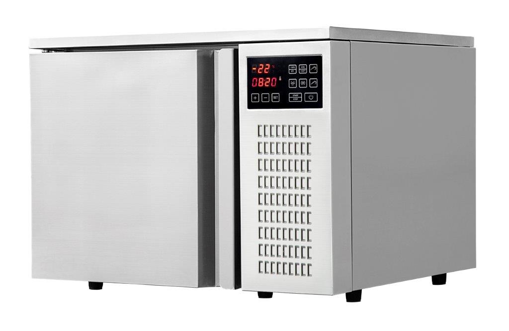 25“ Blast Chiller with 3 x GN 1/2 Pans and Membrane Switch - 300W