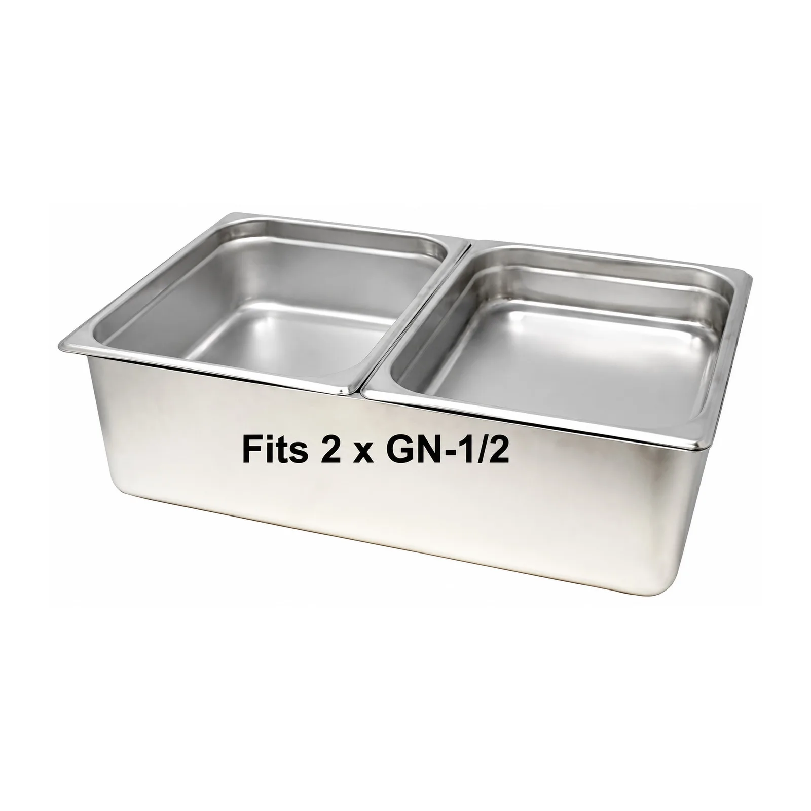 Full-Size Stainless Steel Spillage Water Pan 6″ Depth Upright Standing Edge