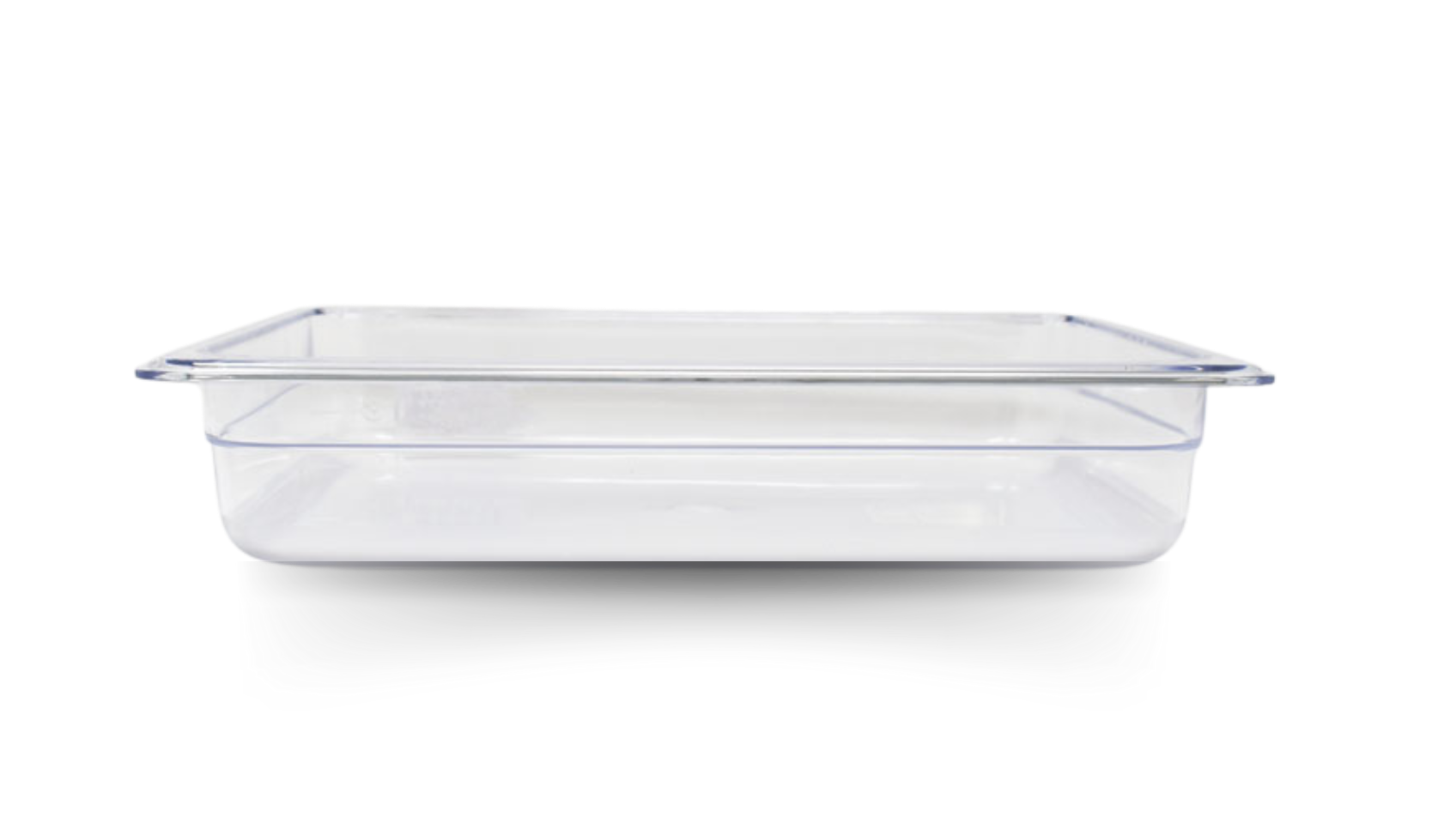 Half Size (GN 1/2) Polycarbonate Clear Food Pan, 2 1/2″ Deep