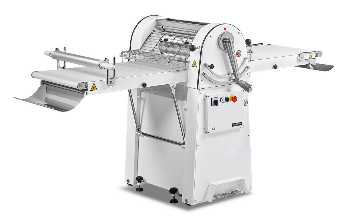 11 lb (5 kg) Dough Sheeter Floor Model with 28″ Table – 750 W, 220 V, 1 Phase