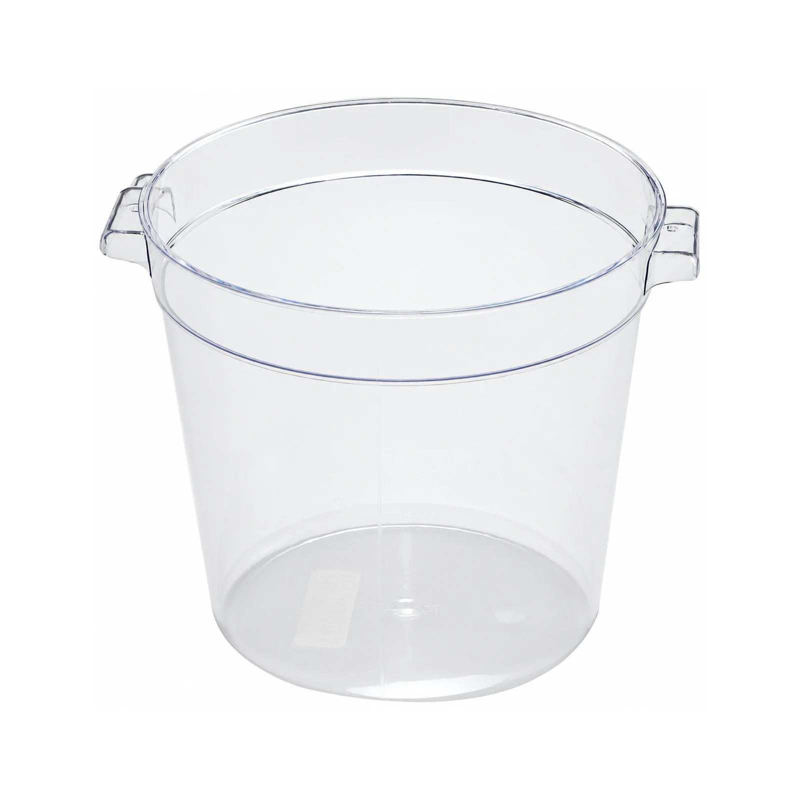 4 qt Polycarbonate Clear Round Food Storage Container