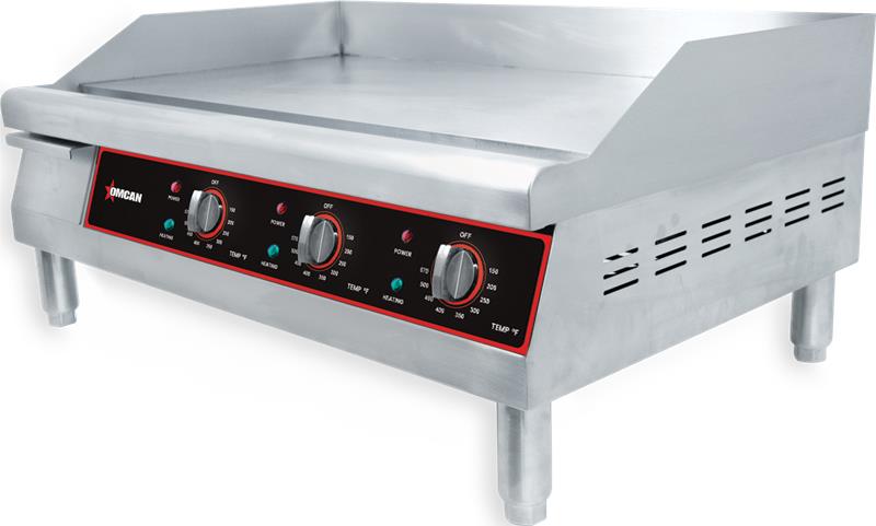 30″ Countertop Stainless Steel Electric Griddle