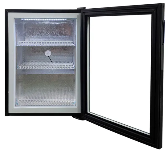 23″ One (1) Glass Door Countertop Display Freezer, 3.46 cu. ft. (98 L), Black