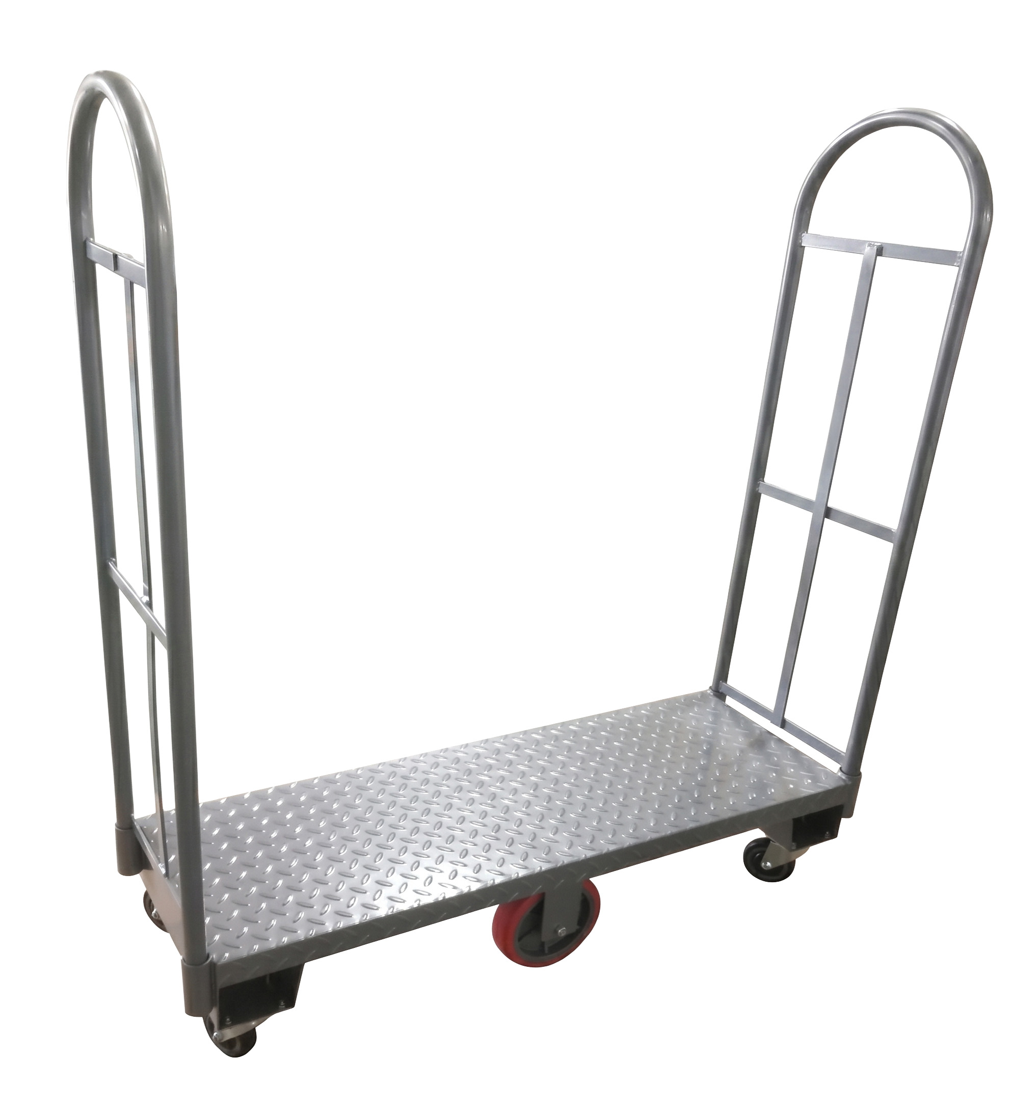 Heavy-Duty U-Boat Steel Utility Cart 16" x 60" - No Shelf
