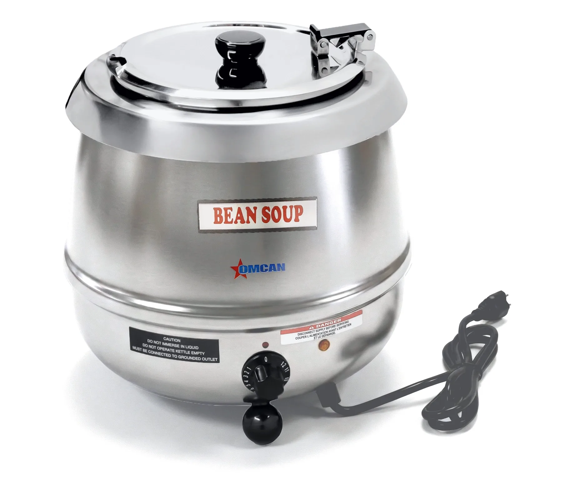 11 qt Stainless Steel Single Soup Kettle