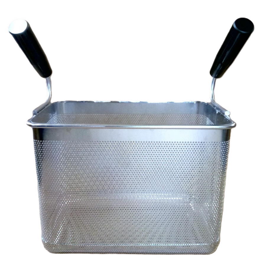 Pasta Cooker Rectangular Basket with Two Handles