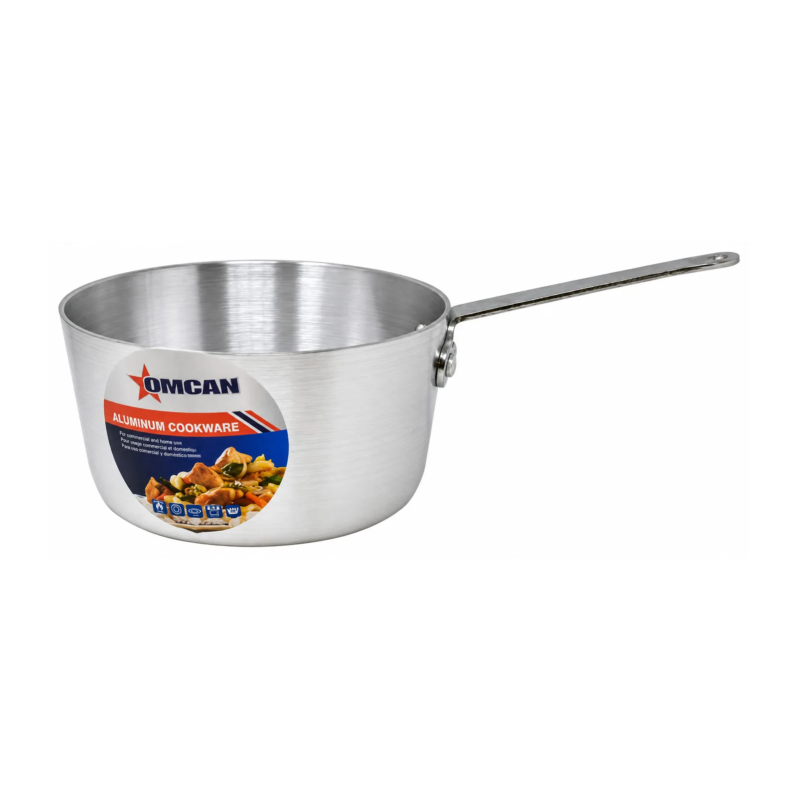 2.5 qt Aluminum Sauce Pan 3 mm Thick, NSF (with Complimentary Lid – Limited Time Offer)
