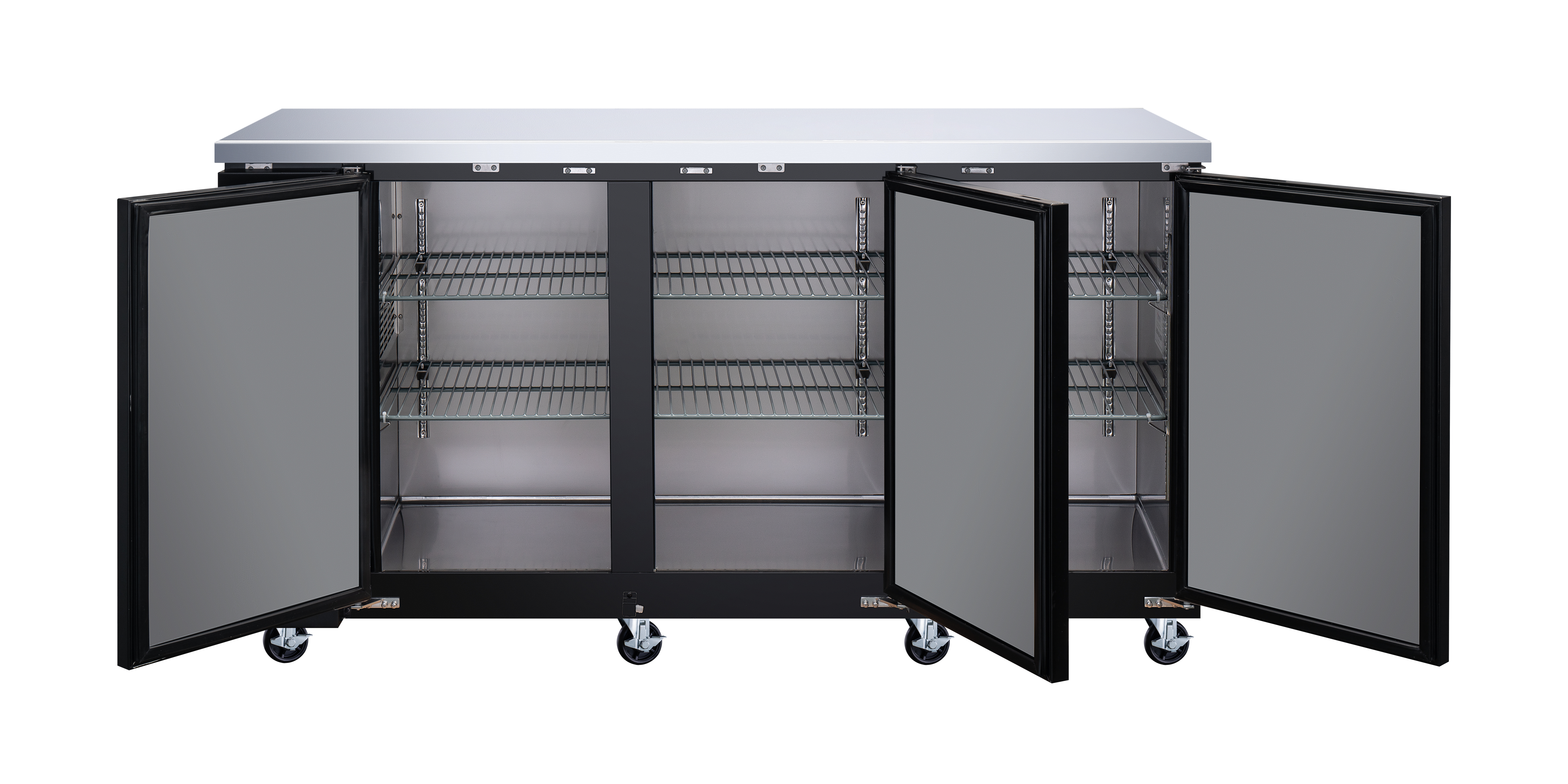 73" Solid 3-Door Bottle Cooler, 18.5 cu.ft. (525 L)