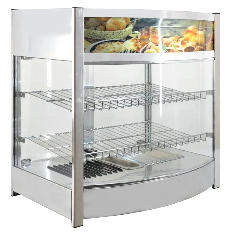 26″ Countertop Display Warmer, 2 Shelves, Back Doors, Full-Service, 3.7 cu. ft. (107 L) Capacity