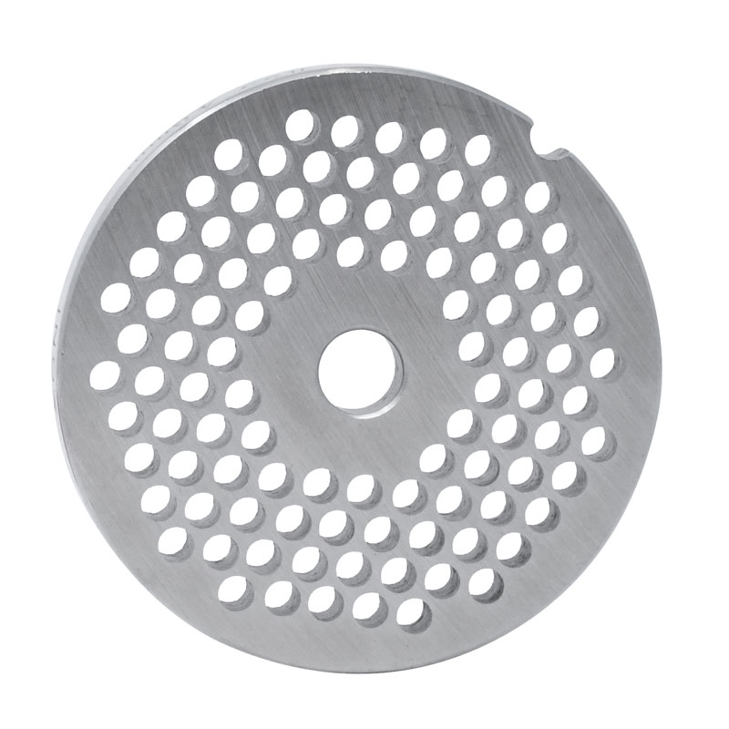 European Style #22 stainless steel plate, hubless, 4.8mm (3/16″) – one notch/ round