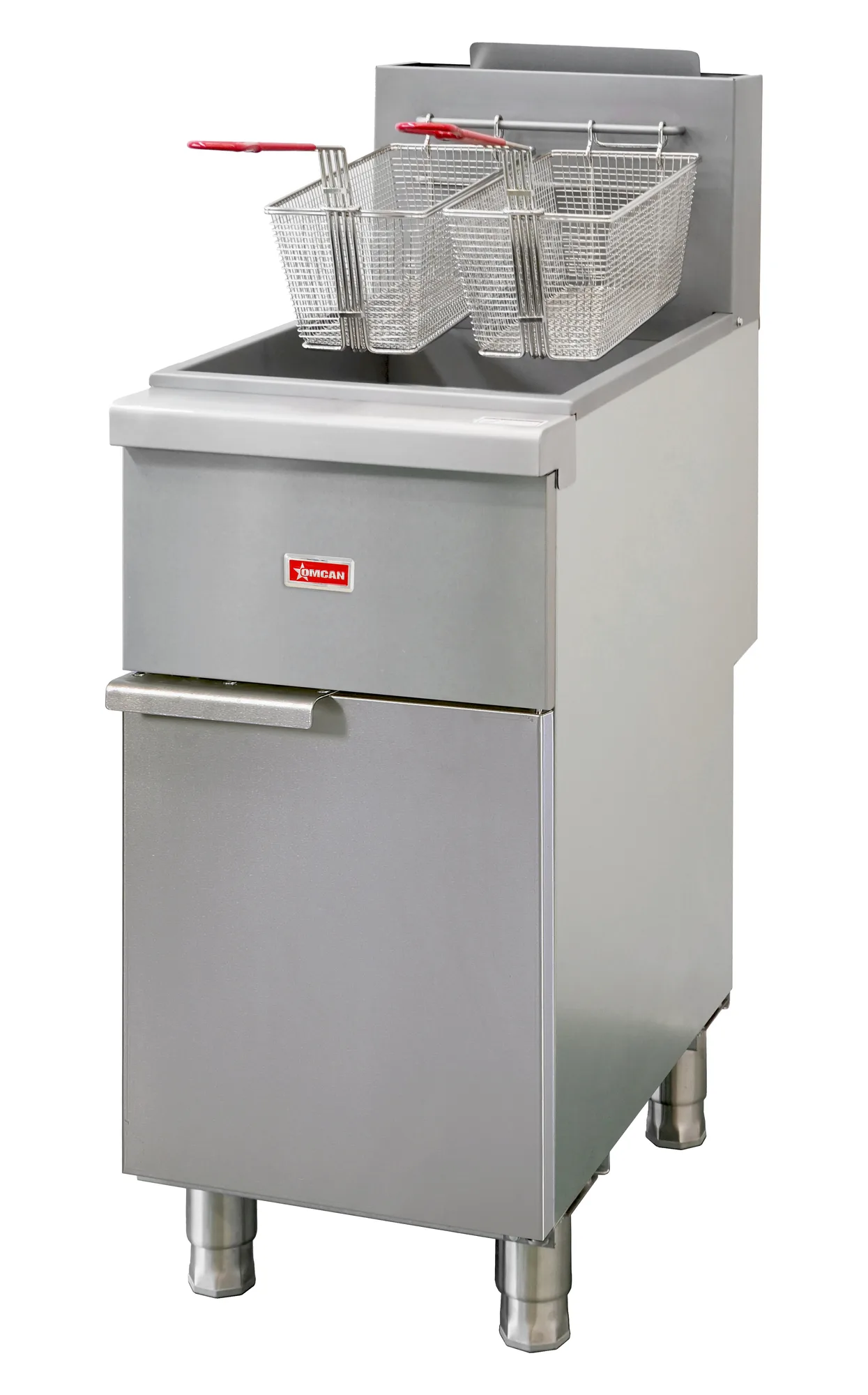 35-40 lb Tube-Fired Natural Gas Floor Fryer – 90,000 BTU