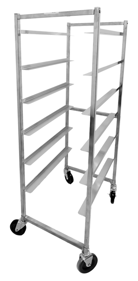 Stainless Steel Universal Rack with 6 Slides and 9″ Spacing