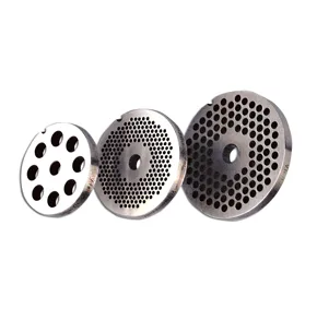European Style #12 stainless steel plate, hubless, 8 mm (5/16″) – one notch / round