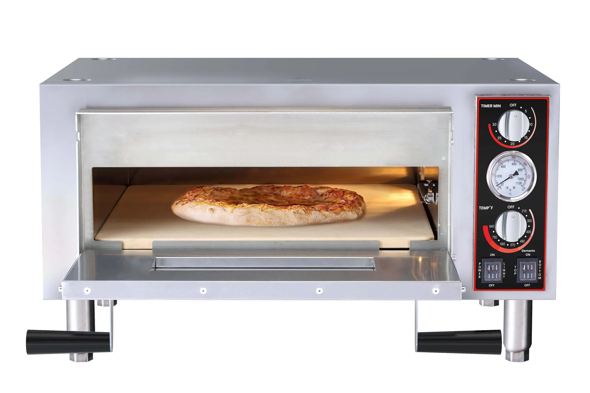 28″ Countertop Single Chamber Pizza Oven with 18″ Chamber